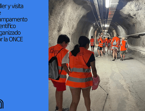 Taller y visita de Campamento Científico organizado por la ONCE