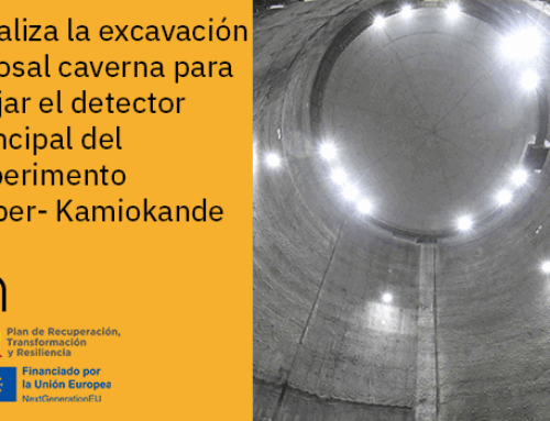 Finaliza la excavación de la colosal caverna para alojar el detector principal del experimento Hyper- Kamiokande