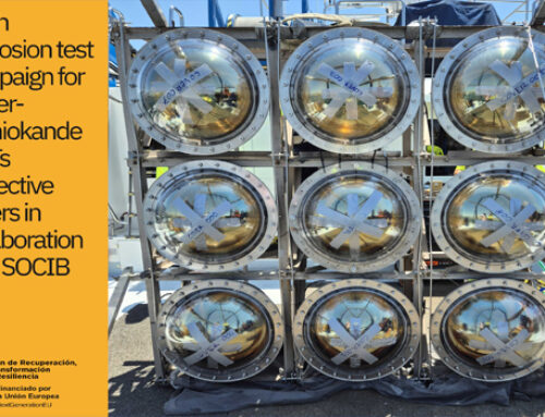 Ninth implosion test campaign for Hyper-Kamiokande PMTs protective covers in collaboration with SOCIB
